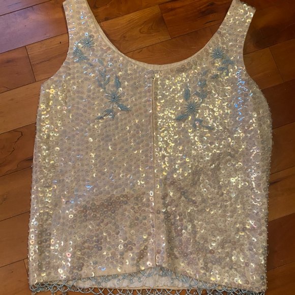 Vintage Sequined Top - Picture 2 of 3